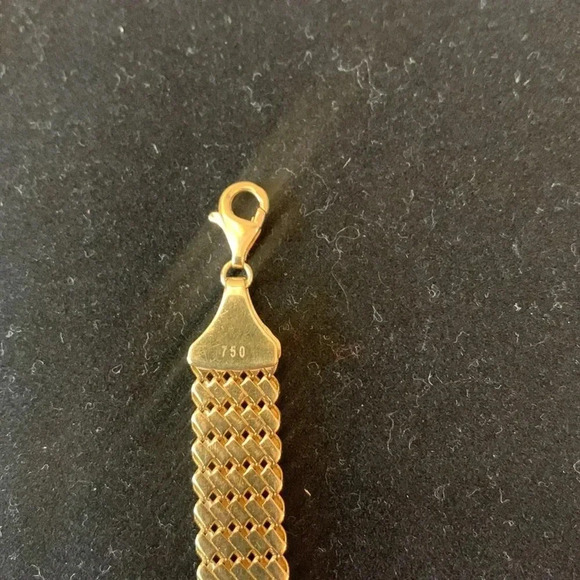 Rare find bracelet 750 Italy gold 18 karat gold double face 16 grams - Picture 4 of 5